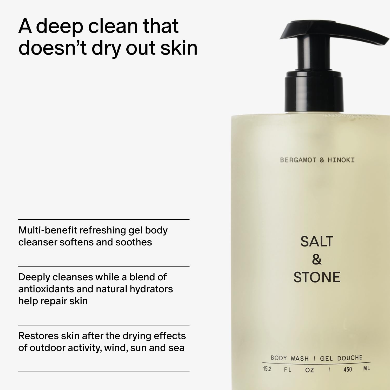 Deeply Moisturizing Body Wash with Antioxidants | Suitable for Men and Women.