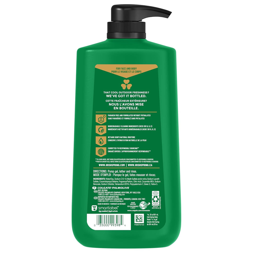 Classic moisturizing body wash for men. Cool, refreshing scent. 30 fl. oz. pump bottle.