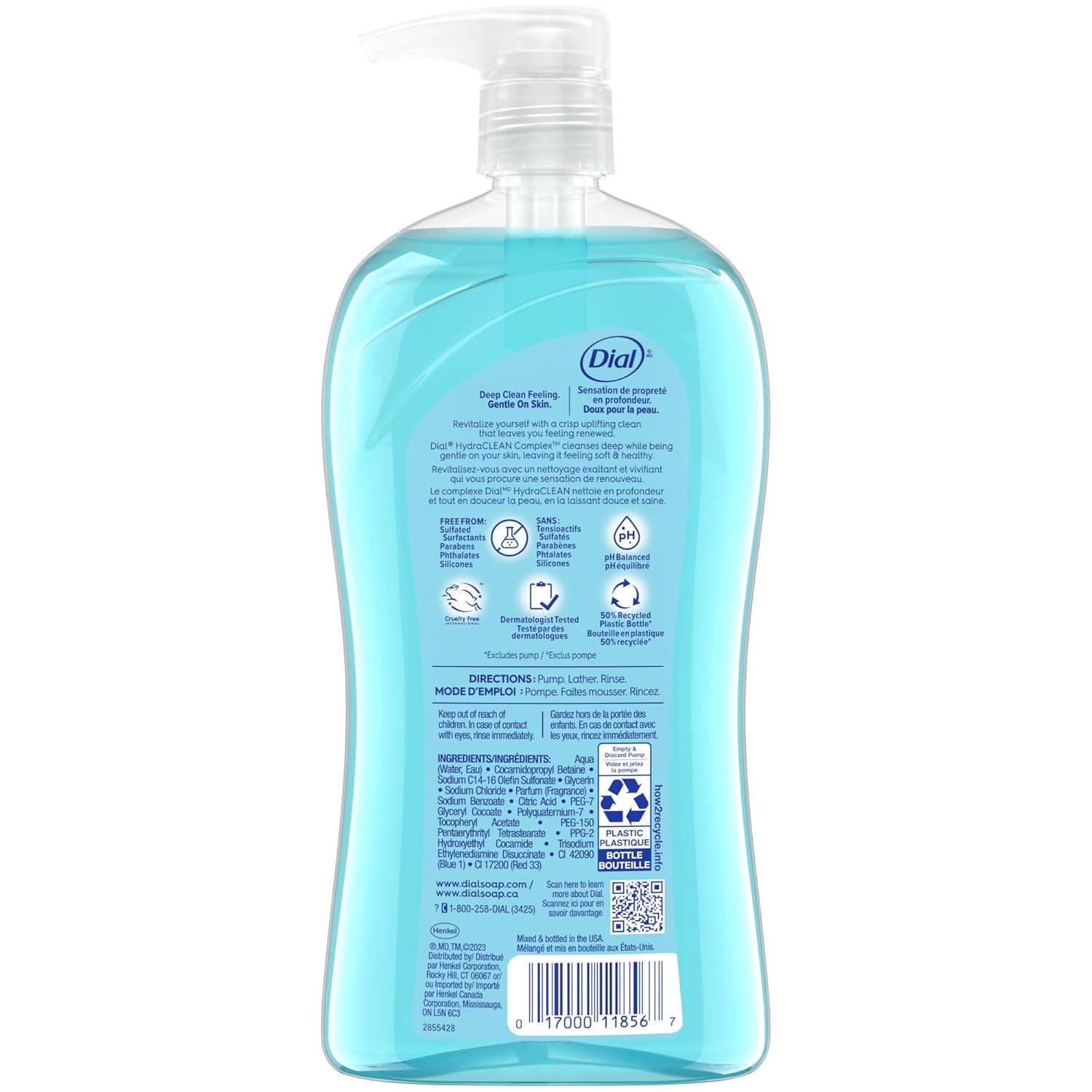 Body Wash. Refresh & Renew Spring Water. 32 fl oz