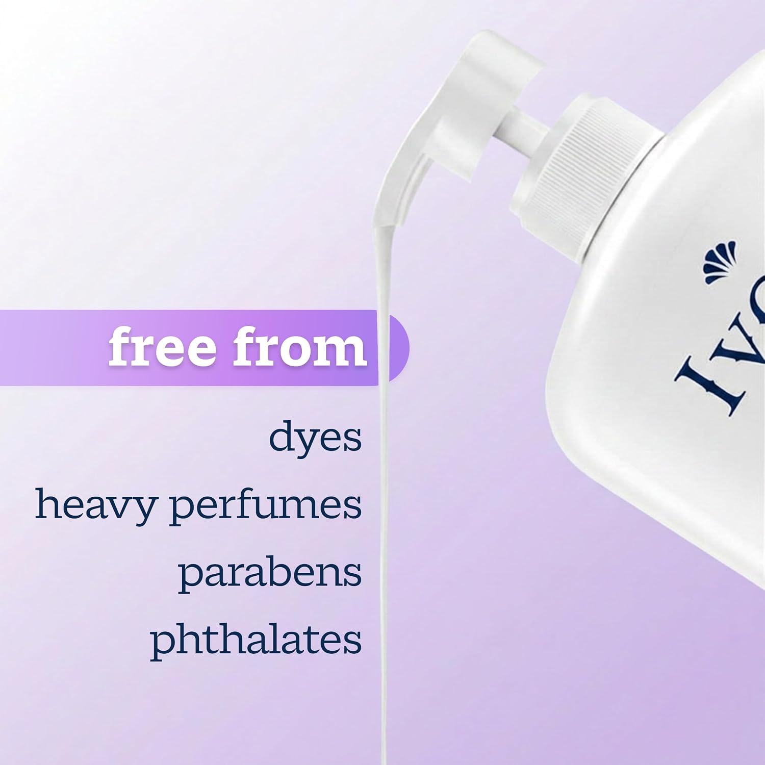 Body wash. Gentle formula. Lavender scent. 35 oz.