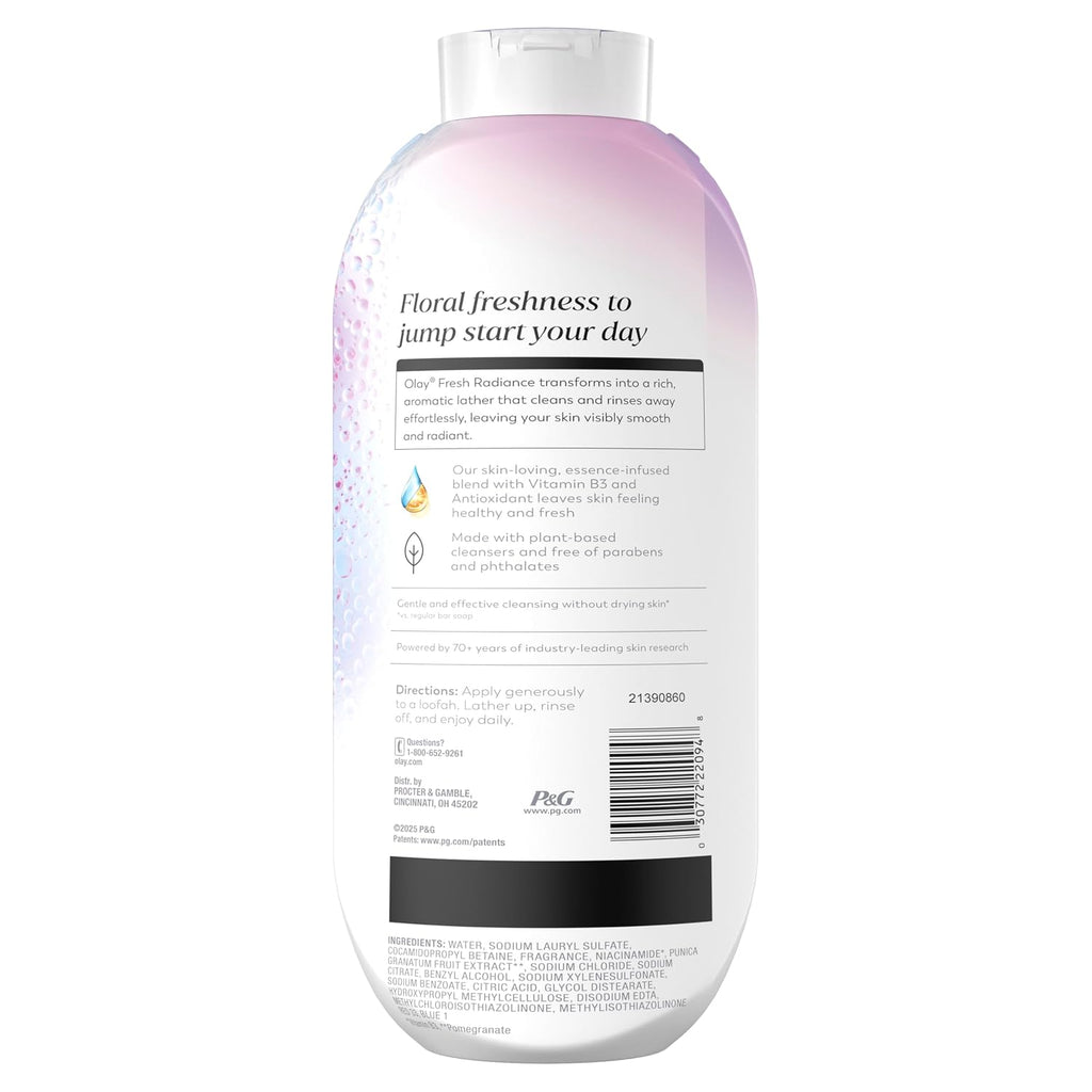 Women's Body Wash — "Fresh & Radiant" Collection.