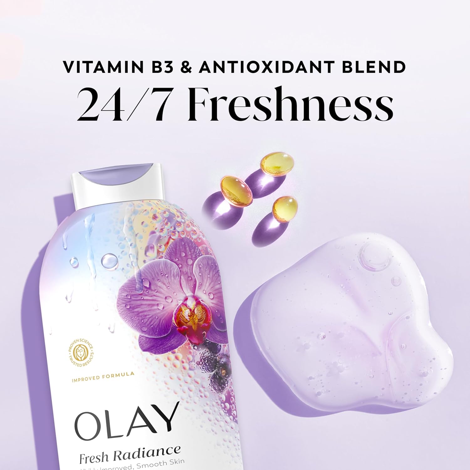 Women's Body Wash — "Fresh & Radiant" Collection.