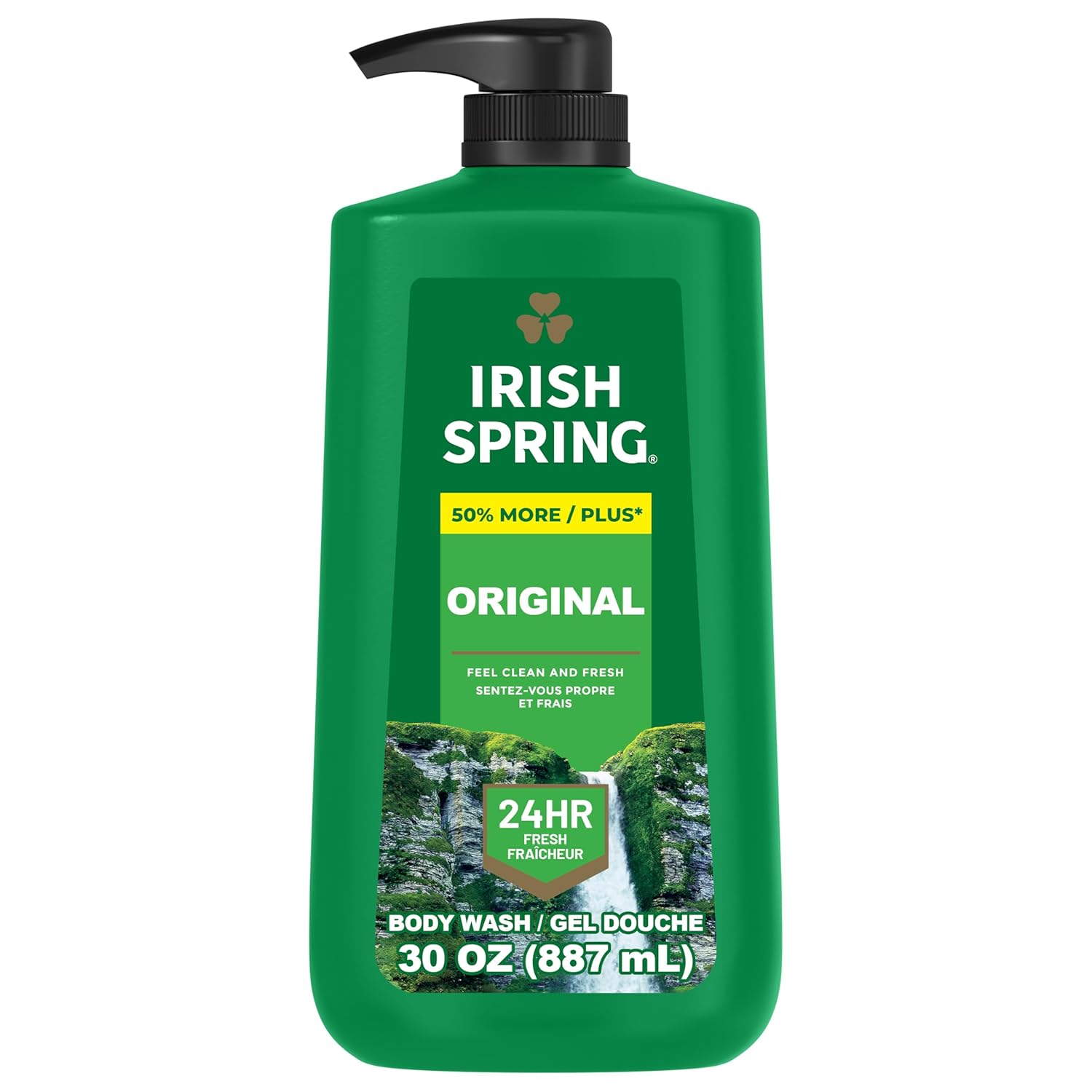Classic moisturizing body wash for men. Cool, refreshing scent. 30 fl. oz. pump bottle.