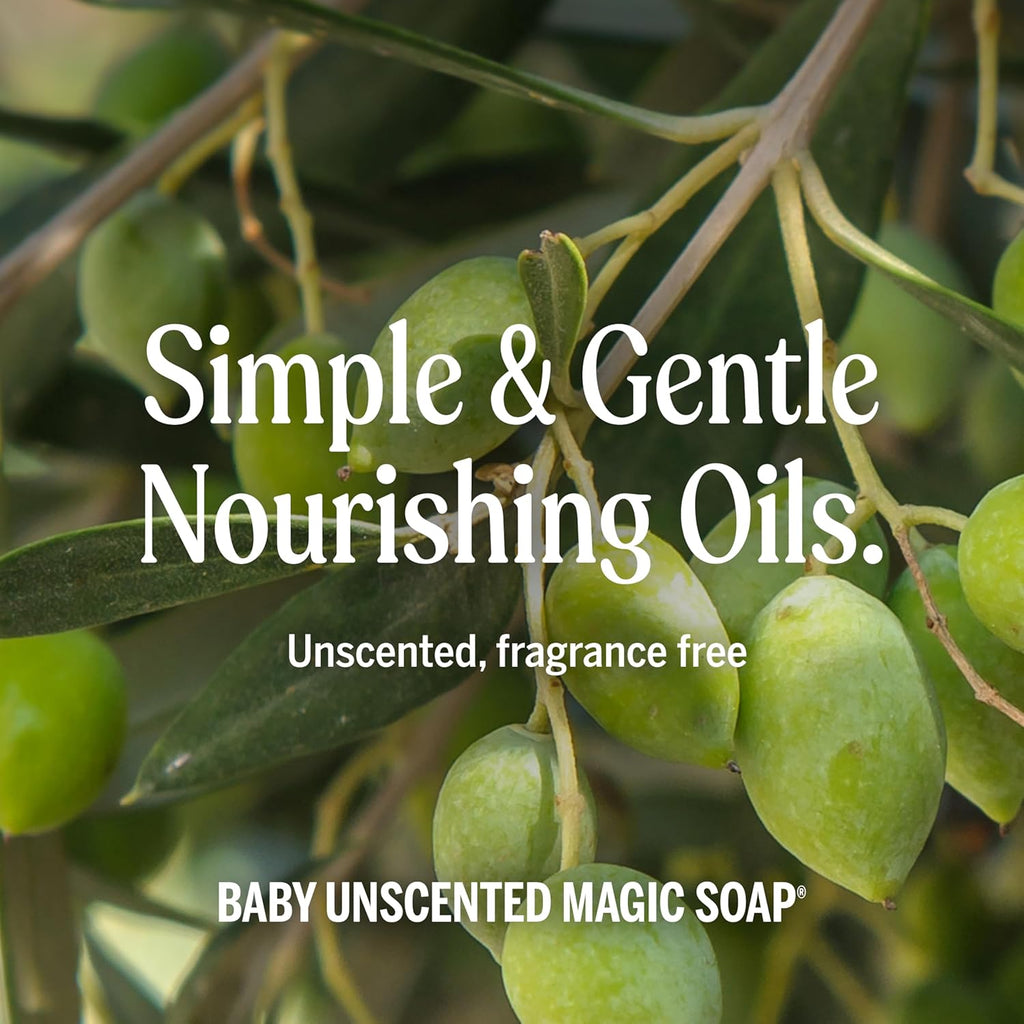 Pure Castile Magic Liquid Soap (Baby Unscented, 32 oz)