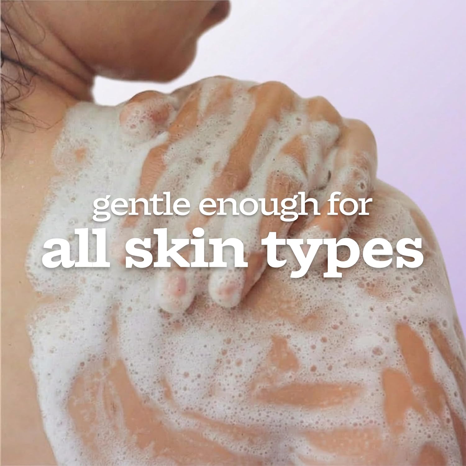 Body wash. Gentle formula. Lavender scent. 35 oz.