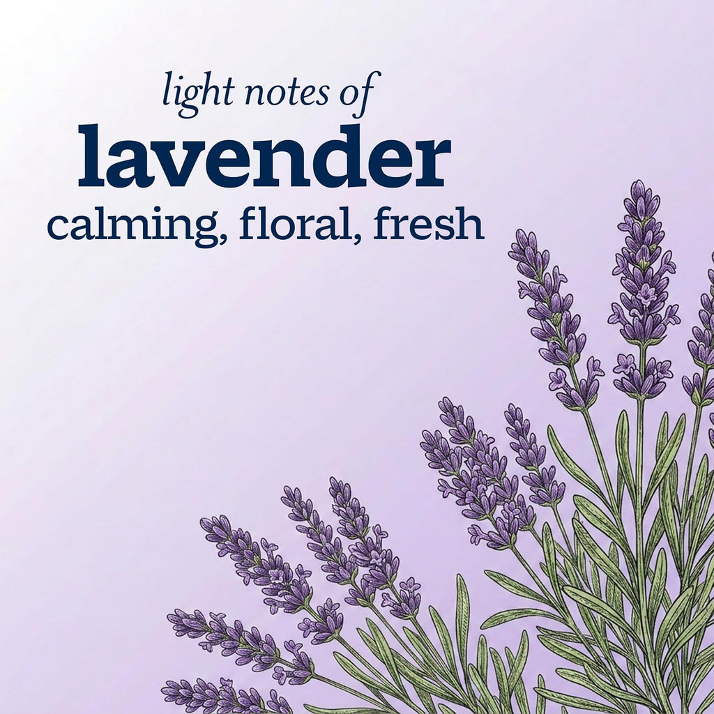Body wash. Gentle formula. Lavender scent. 35 oz.